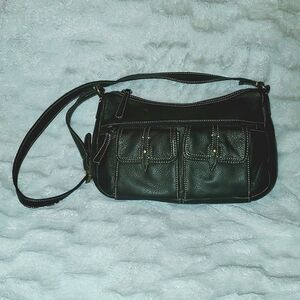 Stone Mountain Y2K Style Dual Front Pocket Shoulder Bag